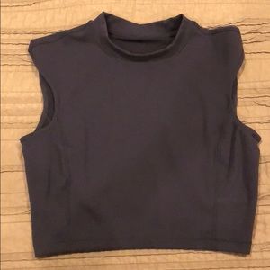 Lulu Lemon Plank to Pike Mock Neck Crop Top
